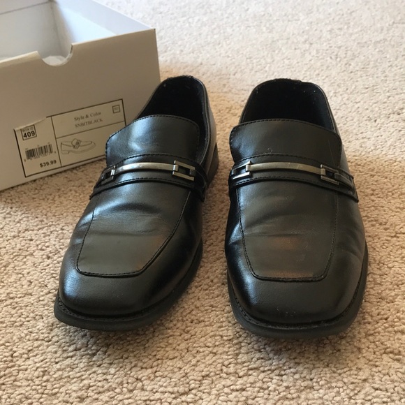 Sonoma boys black dress shoes - Picture 1 of 4